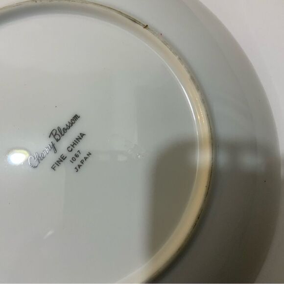Set of 3 Cherry Blossom 7.5" Plates by Fine China of Japan 1067 - Picture 4 of 6
